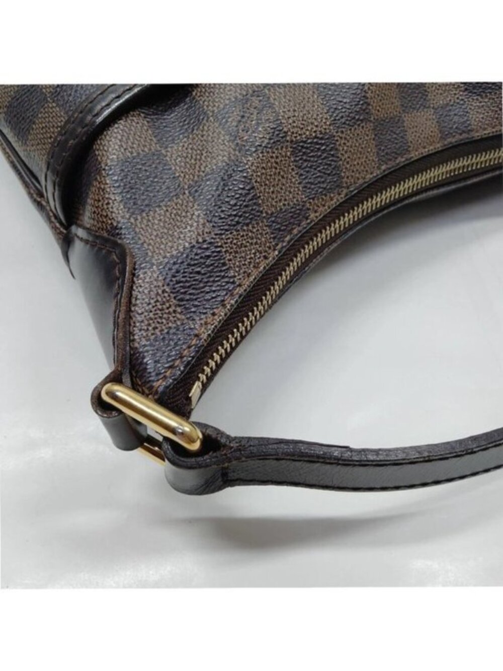 Authentic Louis Vuitton Bloomsbury GM Damier Ebene Canvas Crossbody Shoulder Bag - Picture 6 of 16